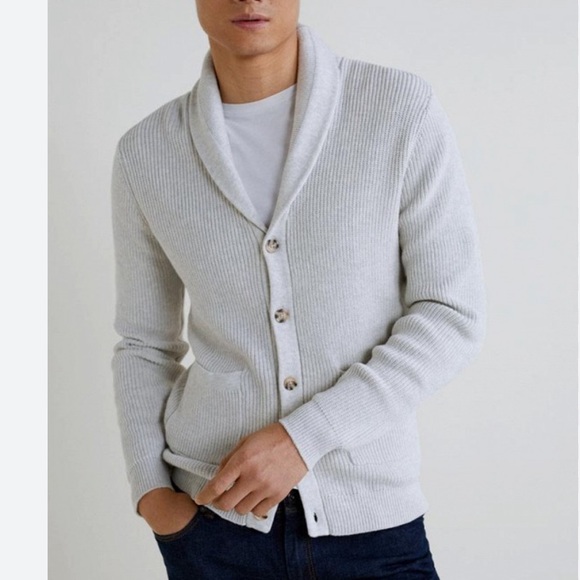 Mango Men’s Cotton Buttoned Cardigan - US Size S & L - Picture 2 of 7